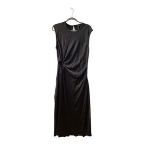 House Of Harlow 1960‎ Black Cut-out Ruched Maxi Dress Sleeveless Size XL